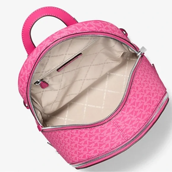 Michael Kors Rhea Medium Signature Logo Backpack
Dragonfruit
NWT - Picture 4 of 5